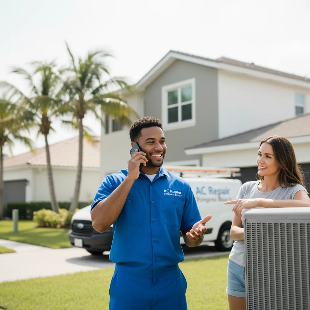 AC Repair Pompano Beach customer support in Santa Ana